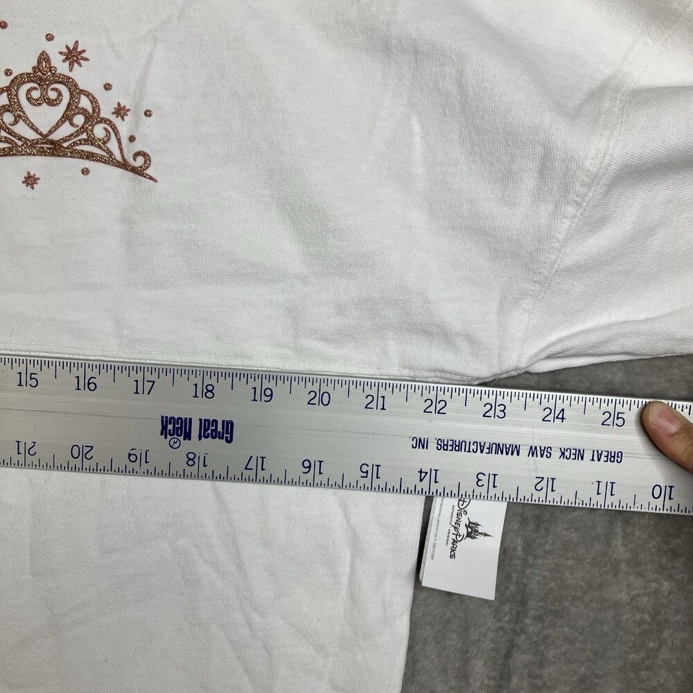 Disney Parks Spirit Jersey Bibbidi Bobbidi Boutique Womens S White Cinderella - Picture 12 of 15
